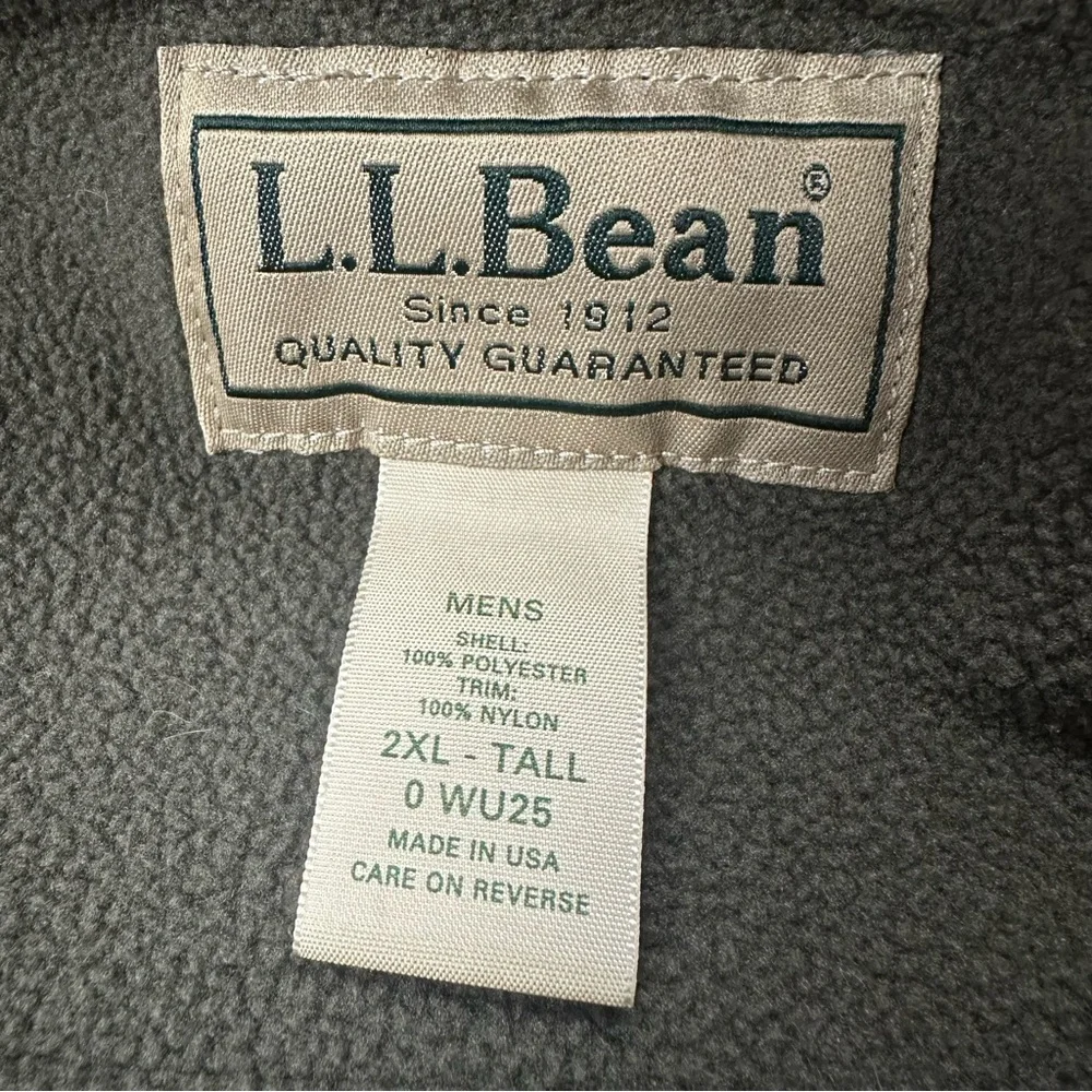 L.L. Bean fleece full zip